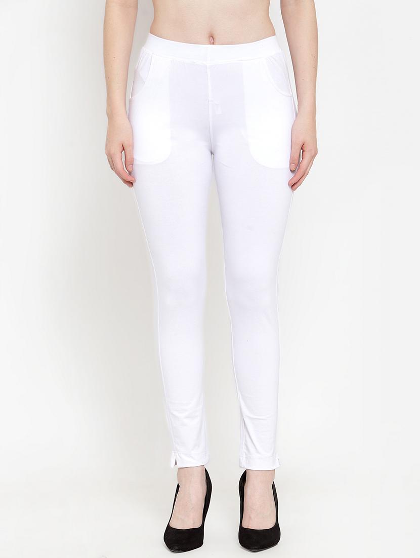 set of 2 multi colored solid legging - 18312444 - Standard Image - 2