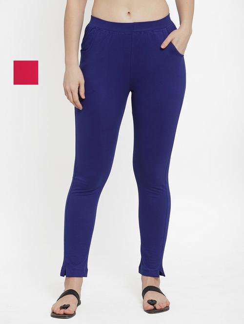 set of 2 multi colored solid legging - 18312452 - Standard Image - 0