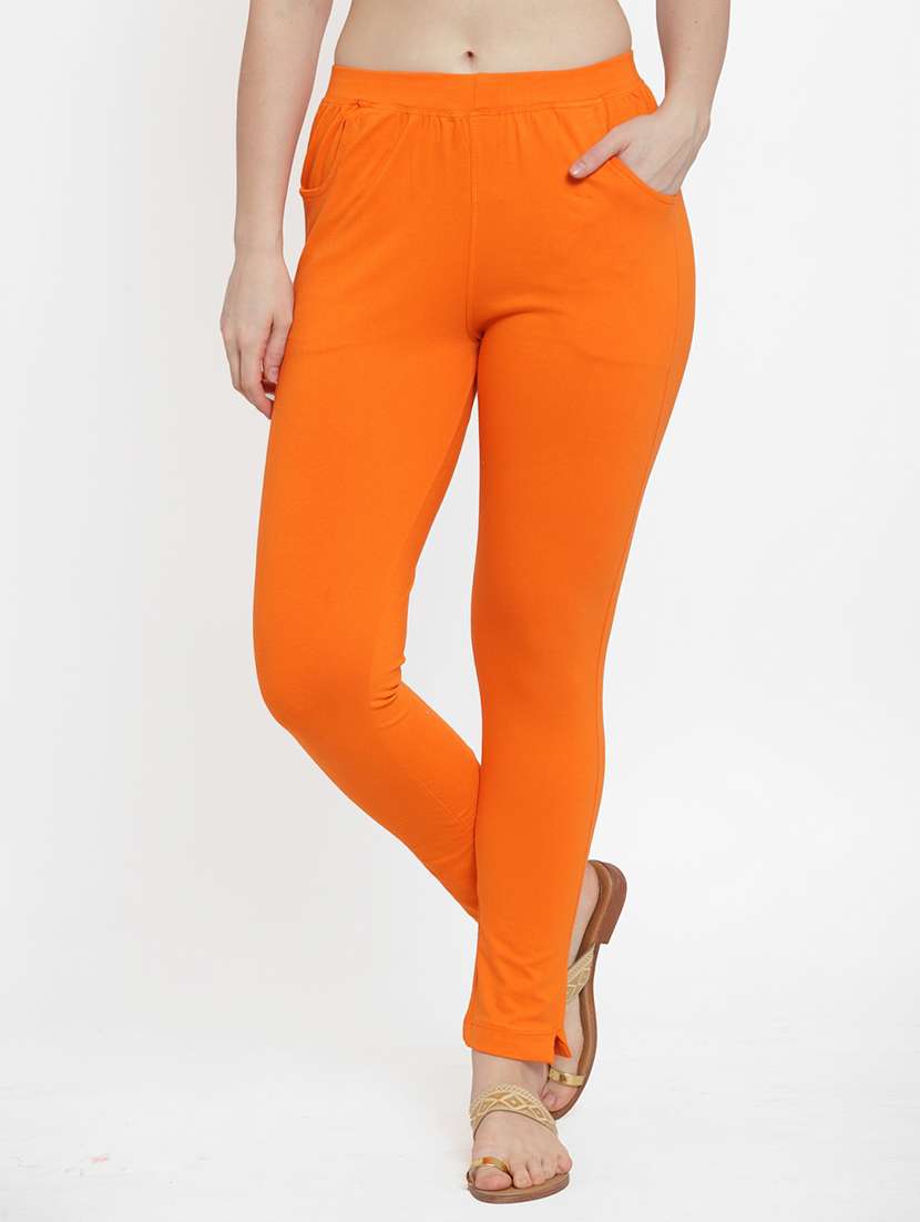 set of 2 multi colored solid legging - 18312504 -  Standard Image - 2