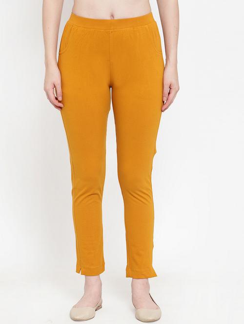 set of 2 yellow solid legging - 18312533 - Standard Image - 0