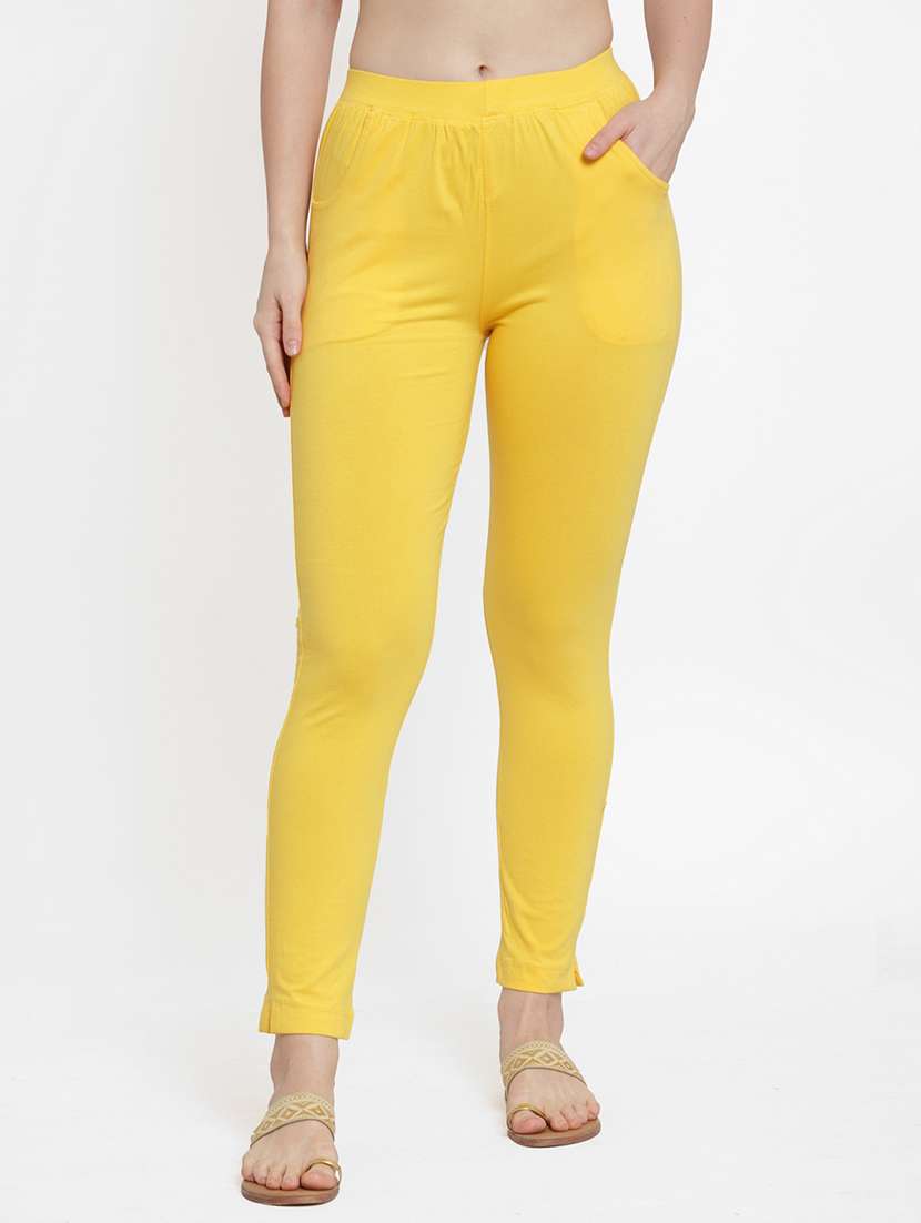 set of 2 multi colored solid legging - 18312538 -  Standard Image - 2