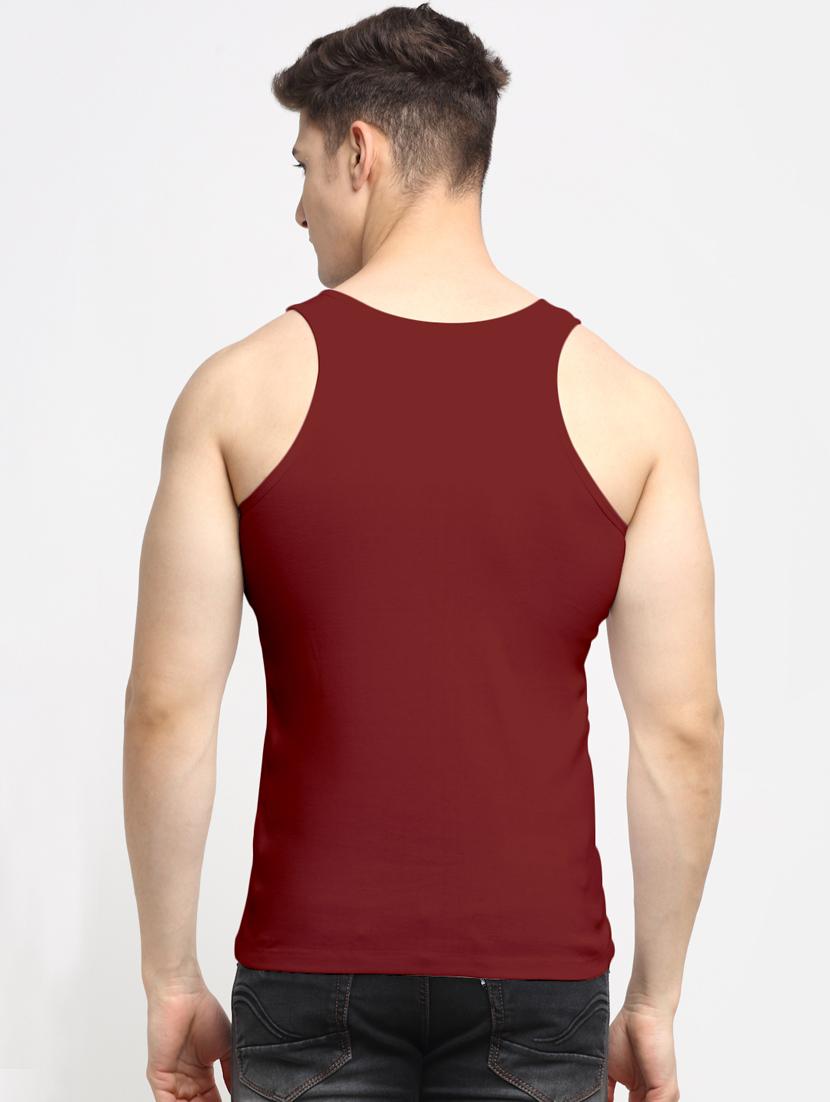 set of 2 solid cotton vest - 18313202 - Standard Image - 2