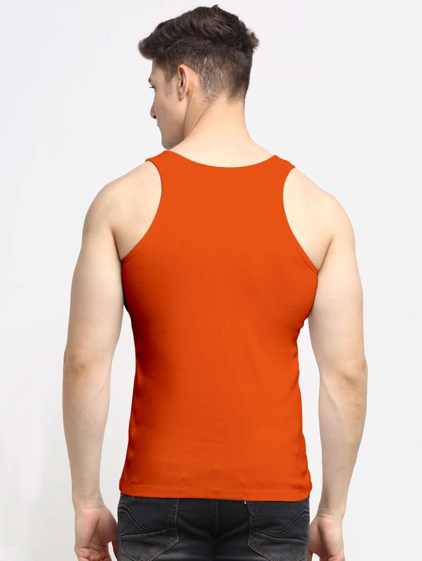 set of 2 solid cotton vest - 18313226 - Standard Image - 2
