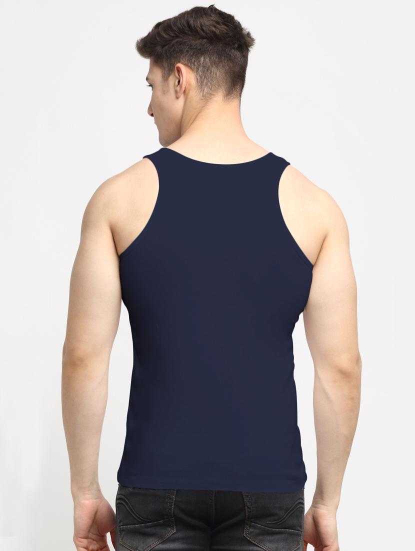 set of 2 solid cotton vest - 18313287 - Standard Image - 2