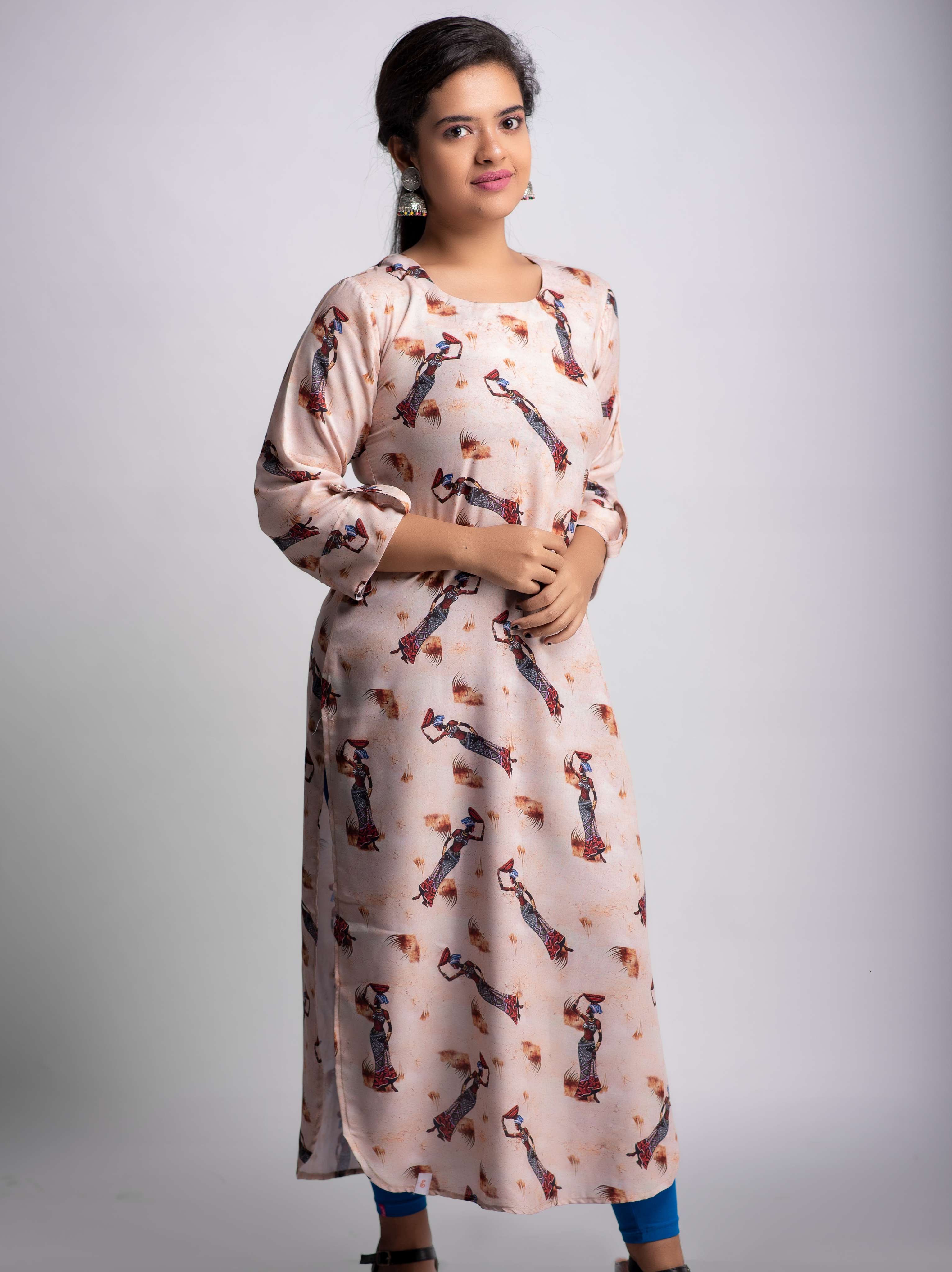 women's straight kurta - 18313469 - Zoom Image - 0