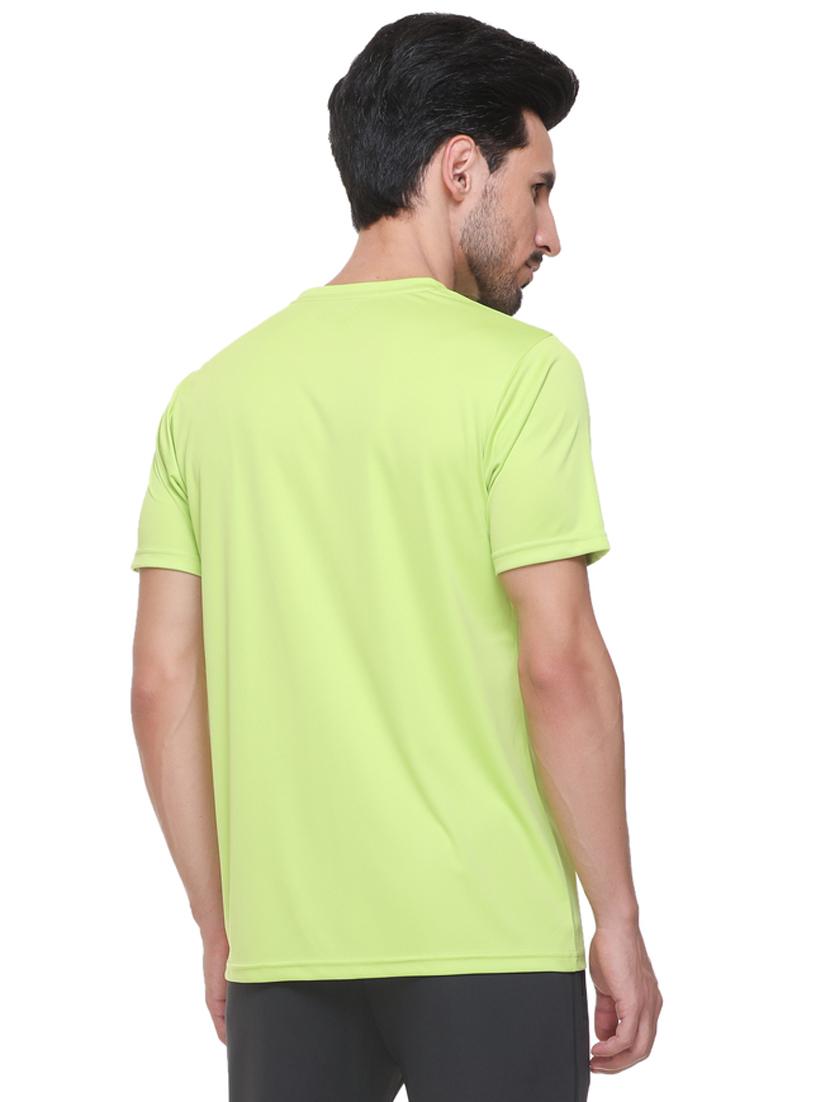 green chest-printed t-shirt - 18314597 - Standard Image - 2