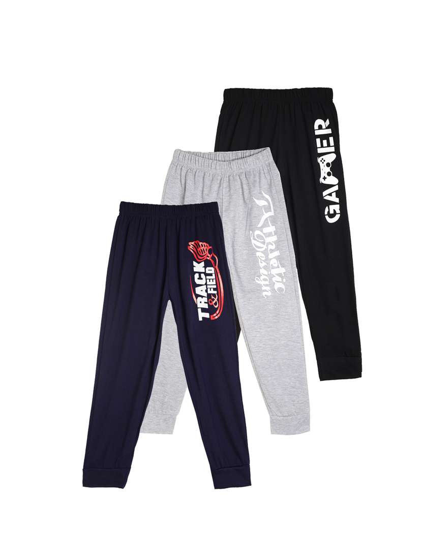 pack of 3 printed track wear