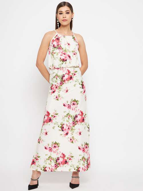 women's fit & flare floral dress - 18315609 -  Standard Image - 0
