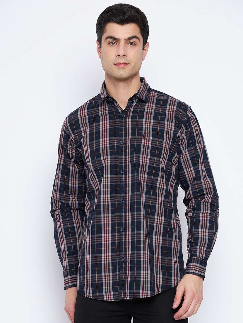 red checkered casual shirt