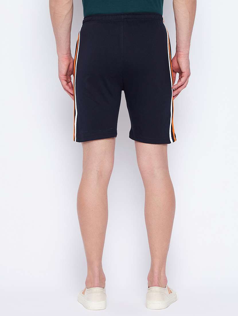 navy blue solid blend short - 18316247 - Standard Image - 2