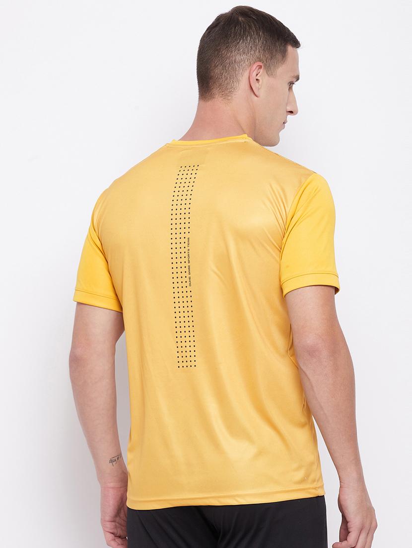 yellow front-printed t-shirt - 18316250 - Standard Image - 2
