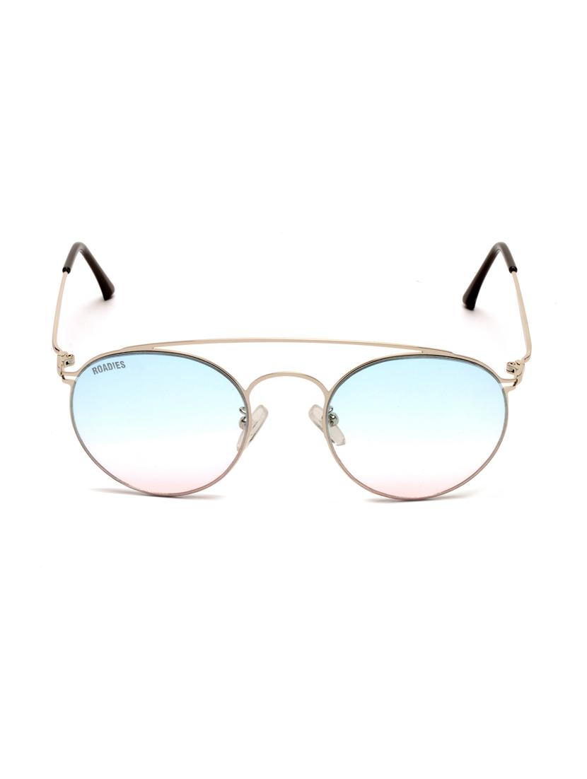roadies rd-302-c1 hexagonal sunglasses uv400 protection - 18317391 -  Zoom Image - 0