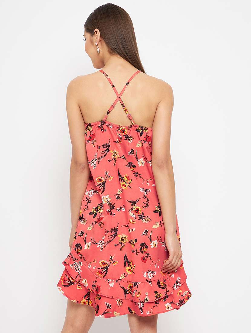women's high low floral dress - 18317545 -  Standard Image - 2