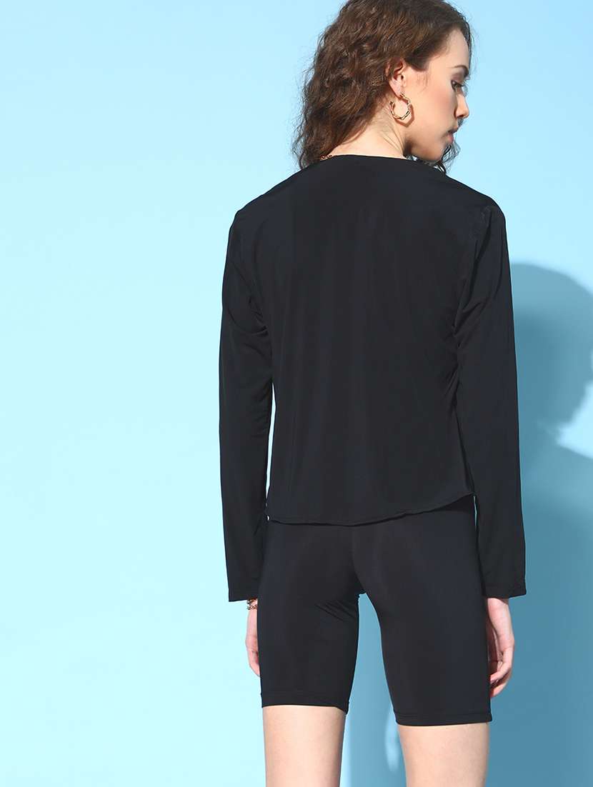 black solid 3 piece co-ord sets - 18317714 -  Standard Image - 2