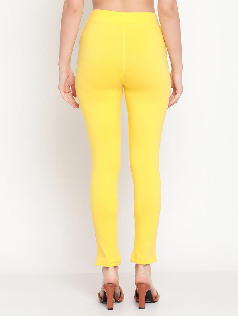 yellow solid legging - 18318942 - Standard Image - 2