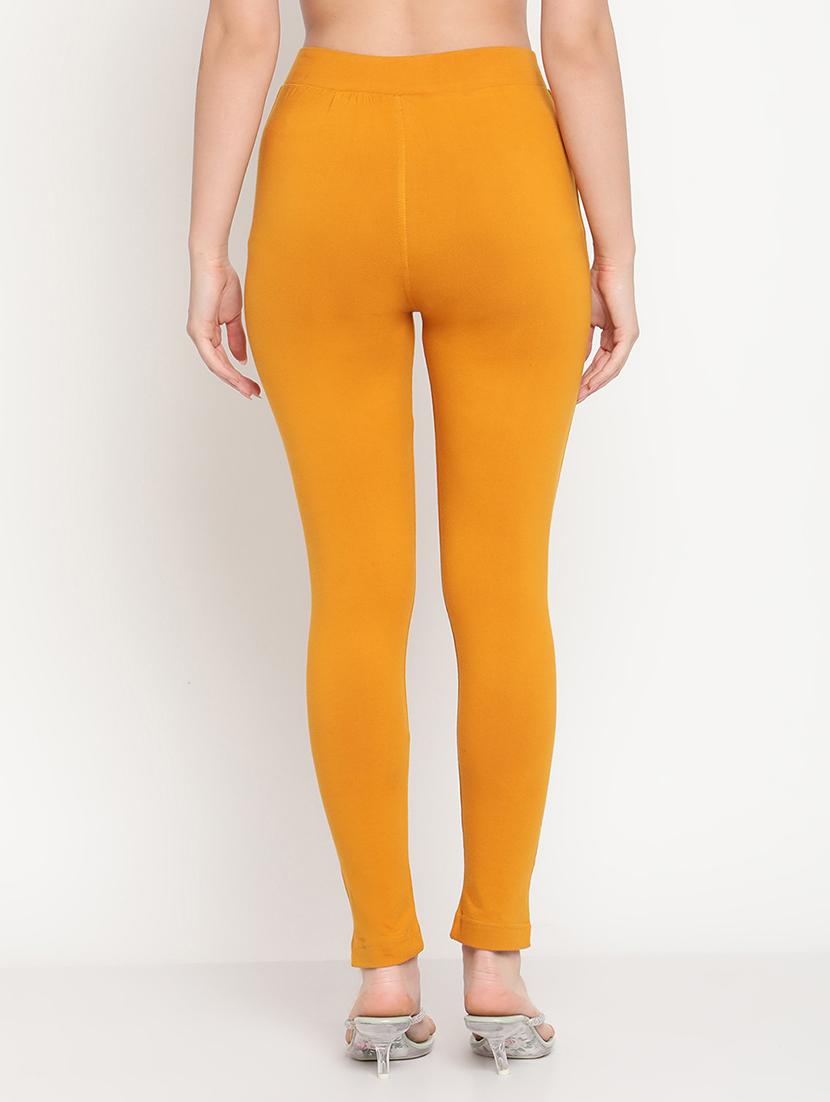 yellow cotton leggings - 18318951 - Standard Image - 2