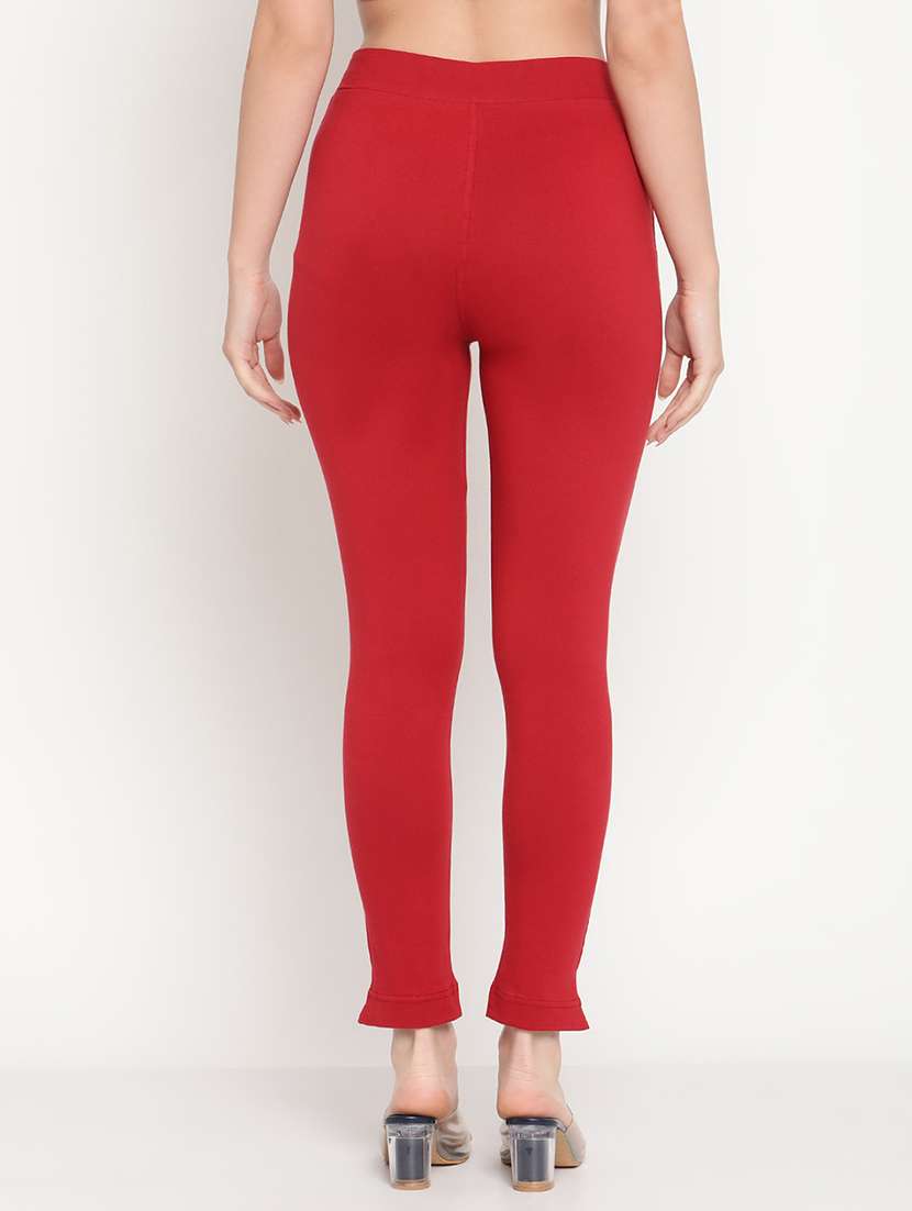 red cotton leggings - 18318954 -  Standard Image - 2