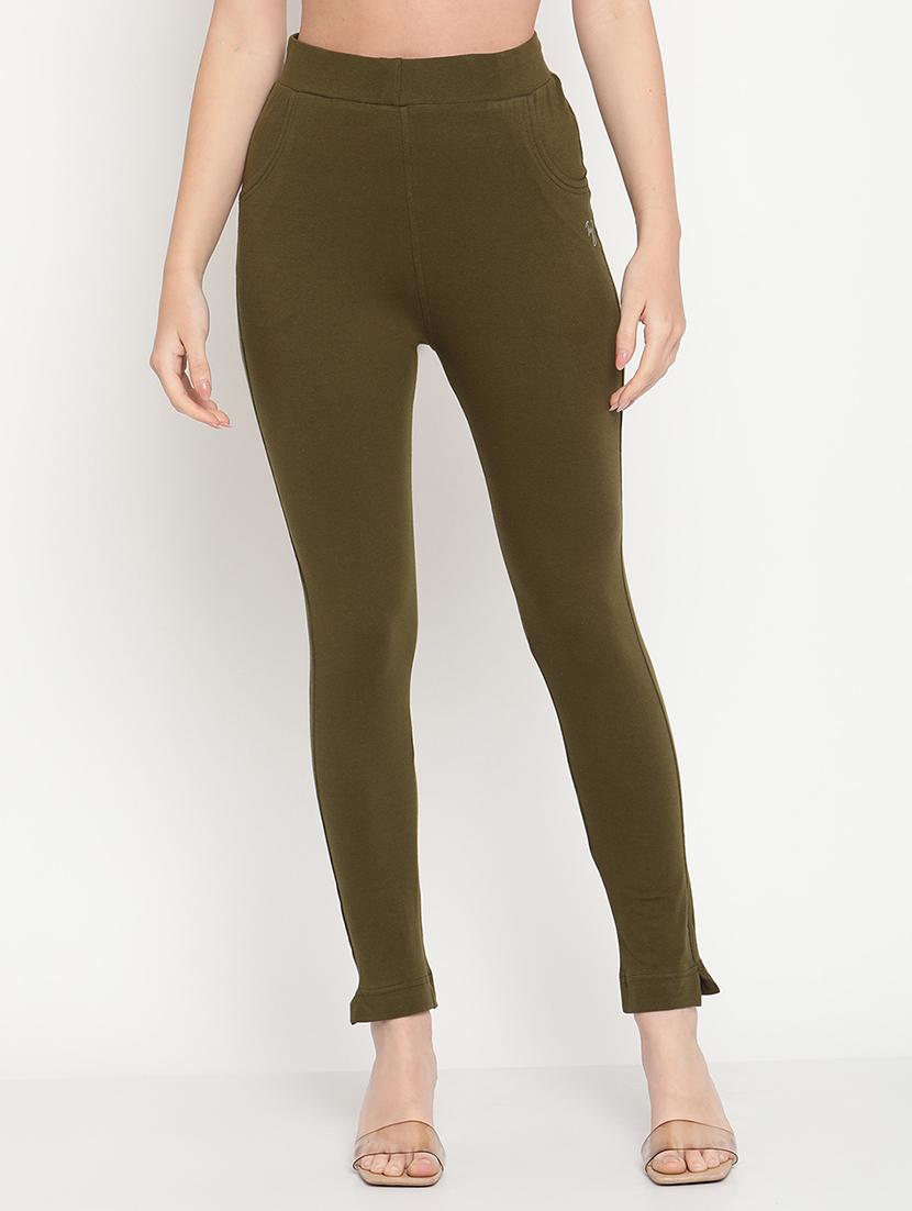 green cotton leggings - 18318959 - Zoom Image - 0