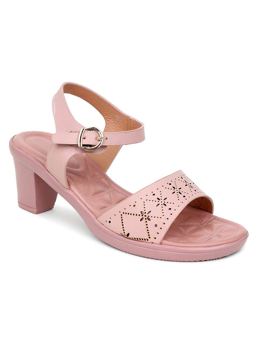 pink back strap sandal