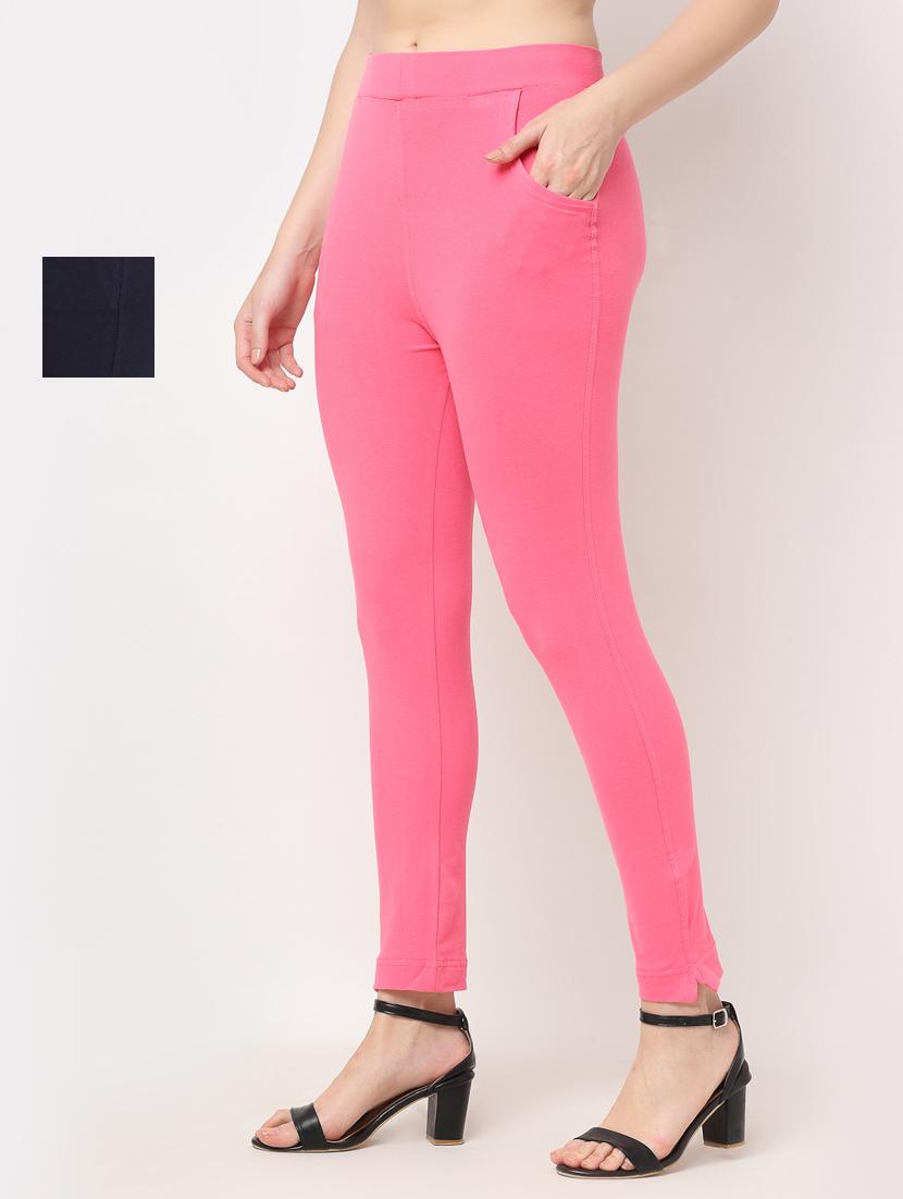 pack of 2 solid leggings 