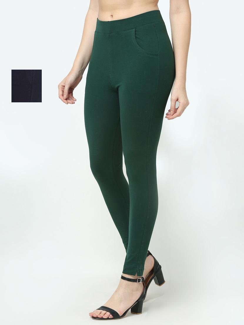 pack of 2 solid leggings 