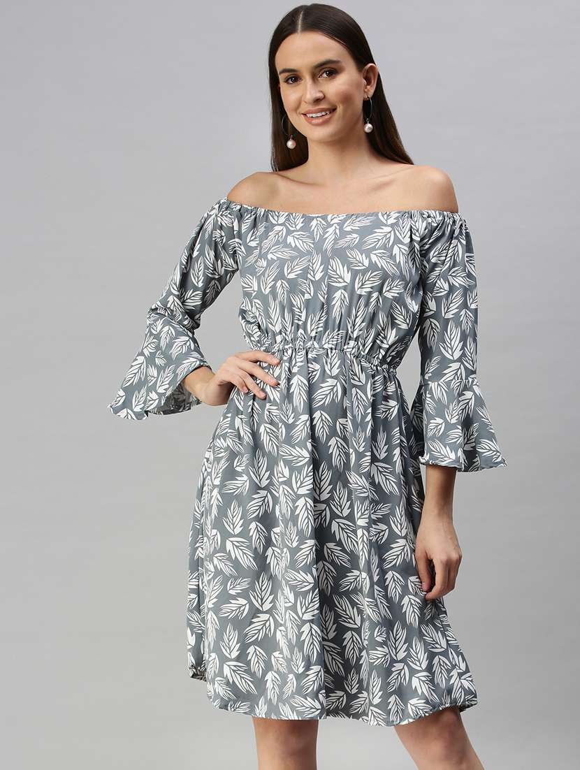 women's shift bandhani dress