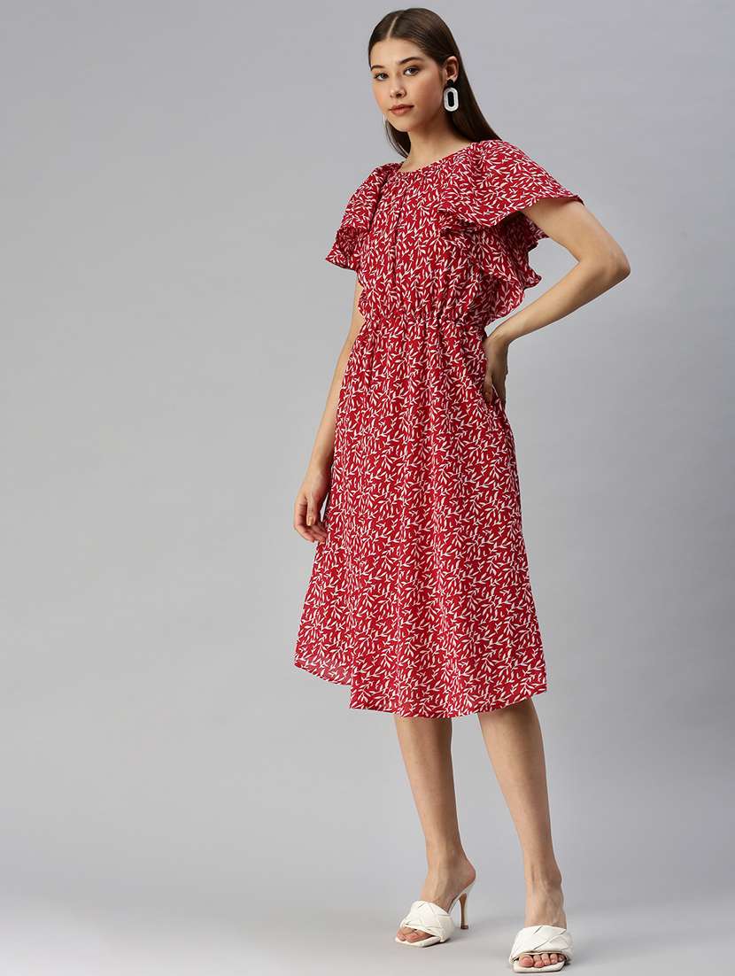 women's animal print dress - 18321841 - Standard Image - 2