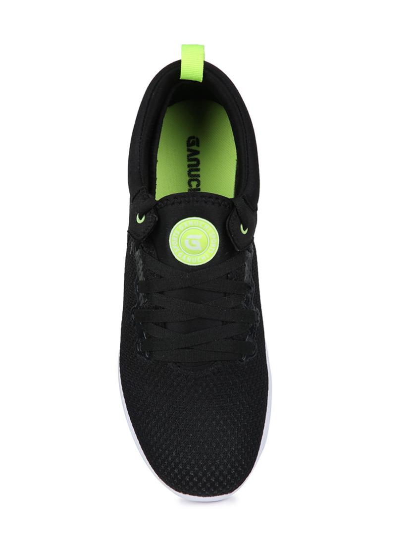 black fabric sport shoes - 18322356 - Standard Image - 2