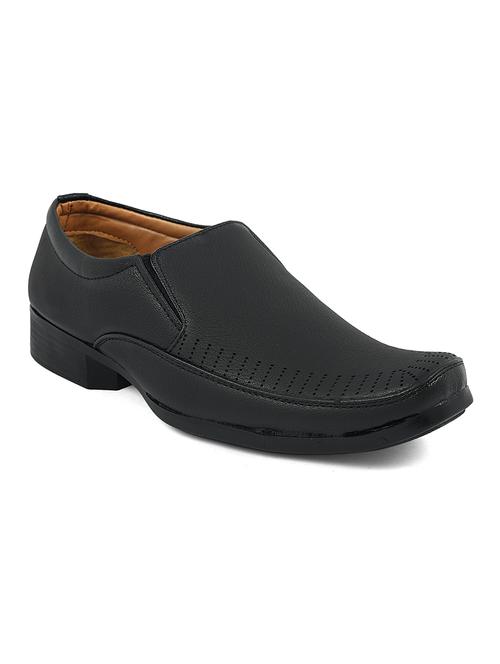 black slip on shoes - 18322478 - Standard Image - 0