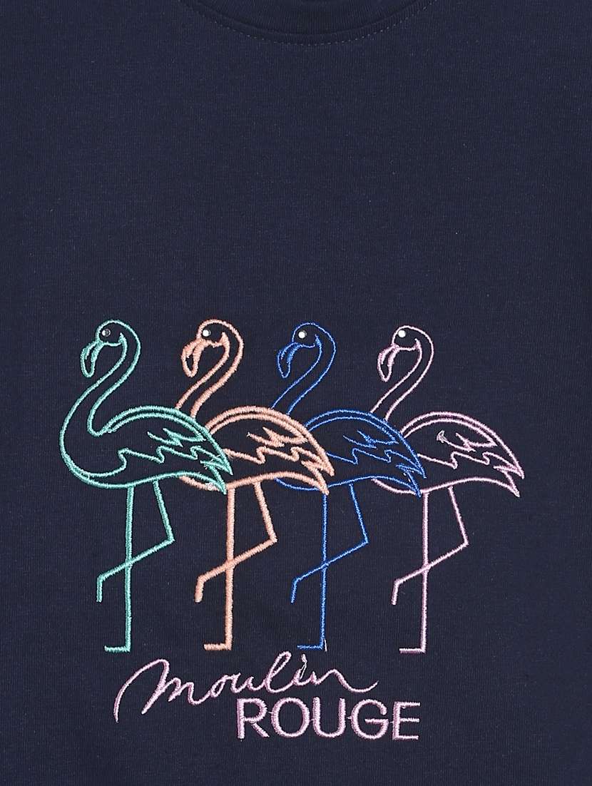 blue printed regular tee - 18322583 -  Standard Image - 2