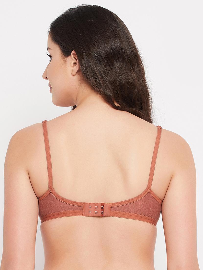 orange solid t-shirt bra - 18323902 - Standard Image - 2