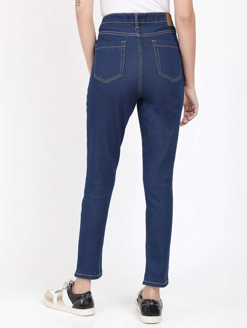 high rise stone wash denim jean - 18324379 -  Standard Image - 2