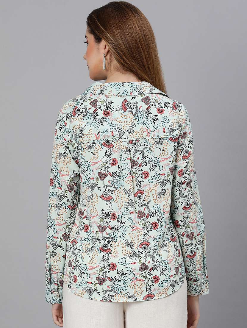 women's straight collared top - 18324574 -  Standard Image - 2