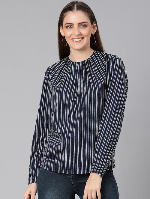 women's straight round neck top - 18324615 -  Standard Image - 0