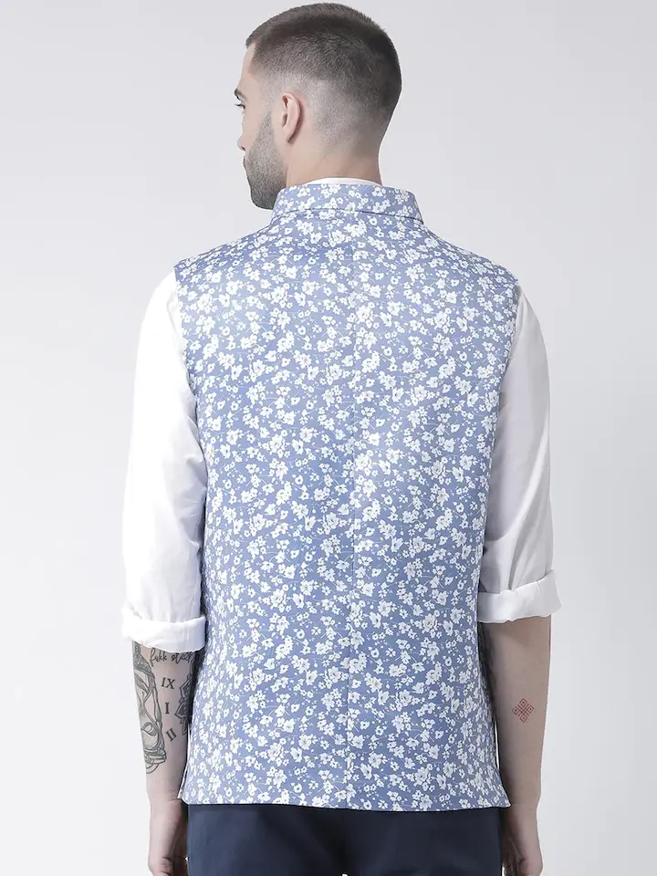 hangup men's blue & white printed - 18325126 - Standard Image - 2