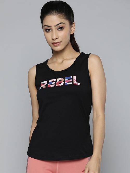 sleeveless printed regular tee - 18325146 -  Standard Image - 0