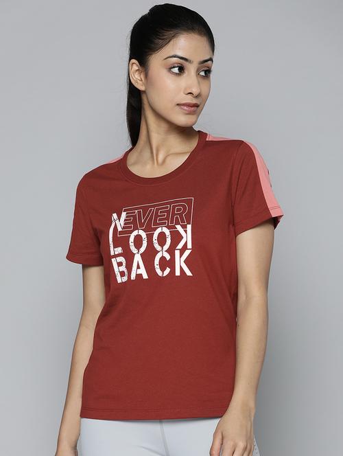 round neck printed regular tee - 18325150 - Standard Image - 0