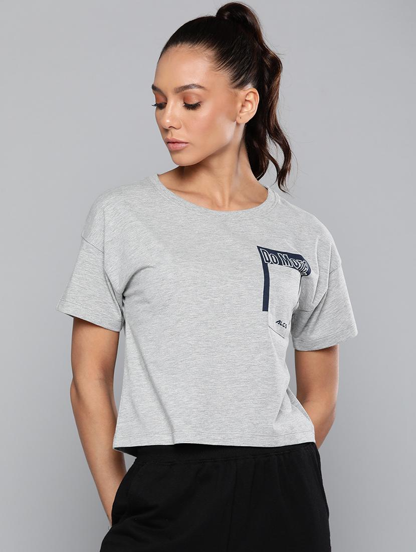 round neck printed regular tee - 18325152 -  Zoom Image - 0