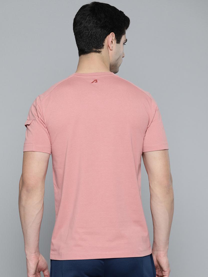 pink chest-printed t-shirt - 18326513 - Standard Image - 2
