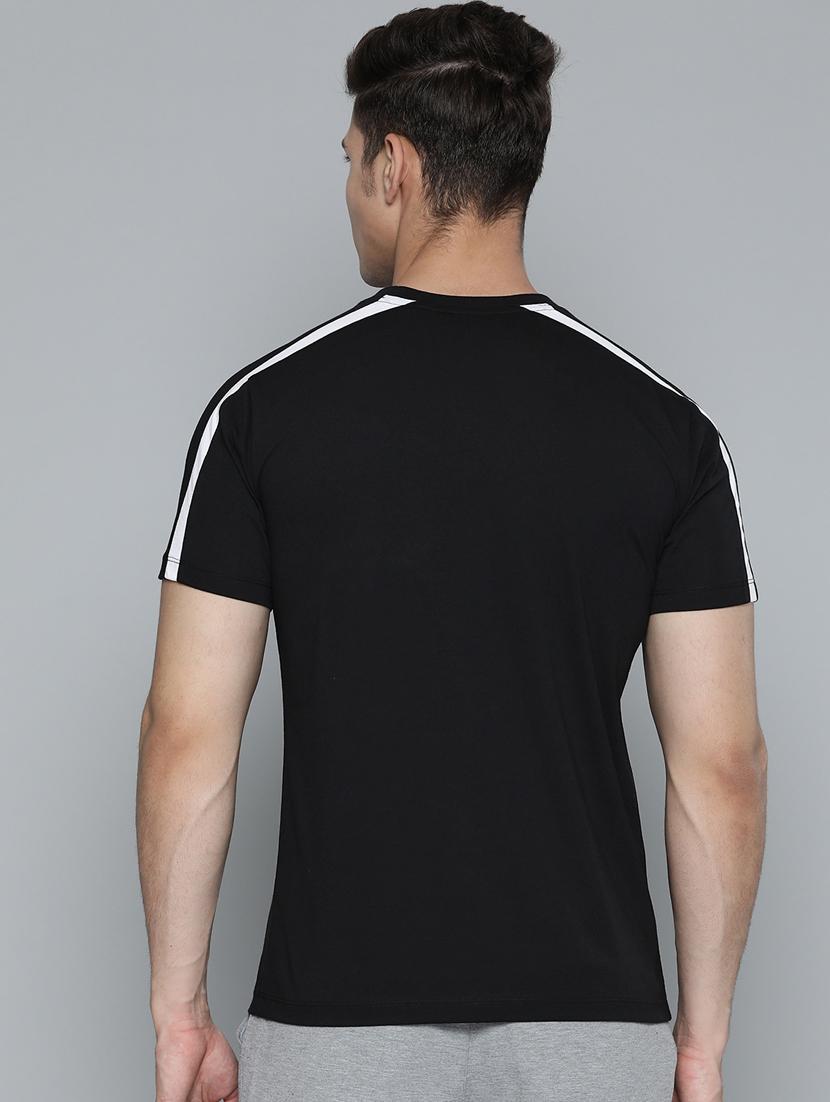 black side taped t-shirt - 18326517 - Standard Image - 2