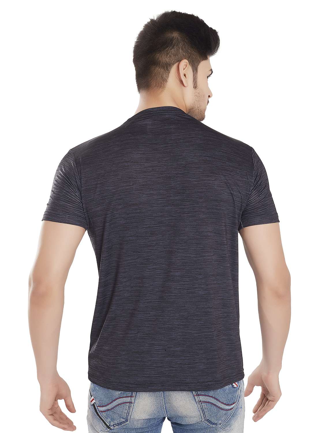 blue solid t-shirt - 18328893 -  Standard Image - 2