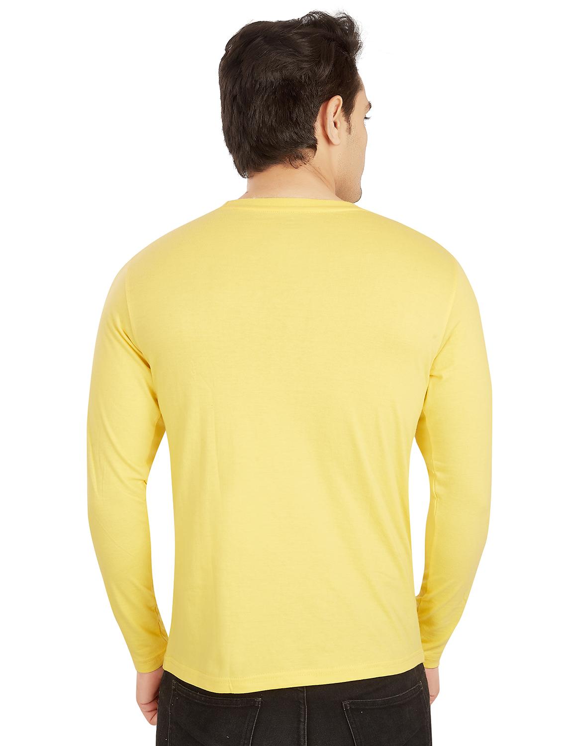 yellow solid t-shirt - 18328933 - Standard Image - 2