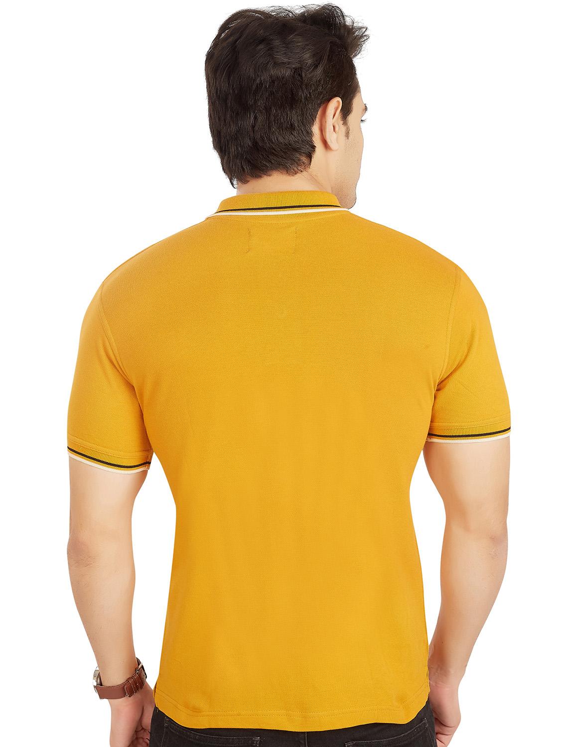 gold c polo solid t-shirt - 18328934 - Standard Image - 2