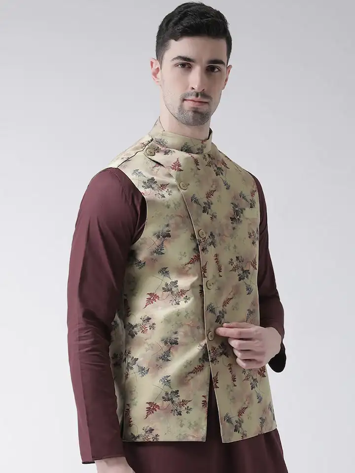 tabard men beige & green floral - 18329285 - Standard Image - 2
