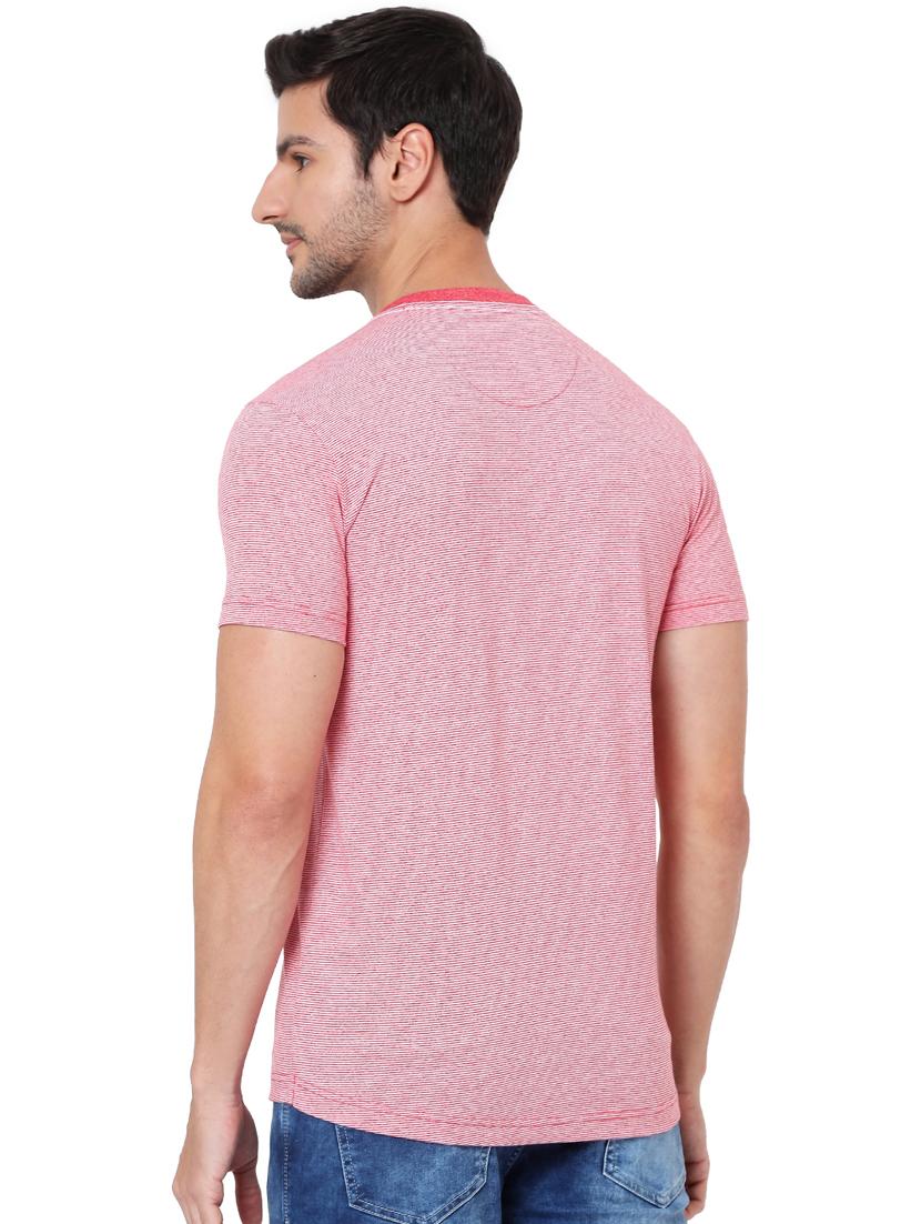 red printed polo t-shirt - 18329872 - Standard Image - 2