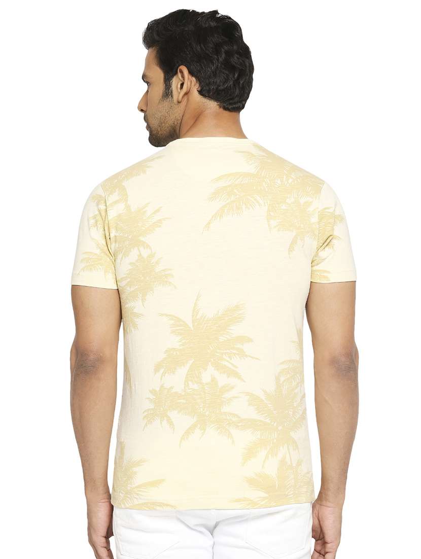 yellow printed t-shirt - 18329913 - Standard Image - 2