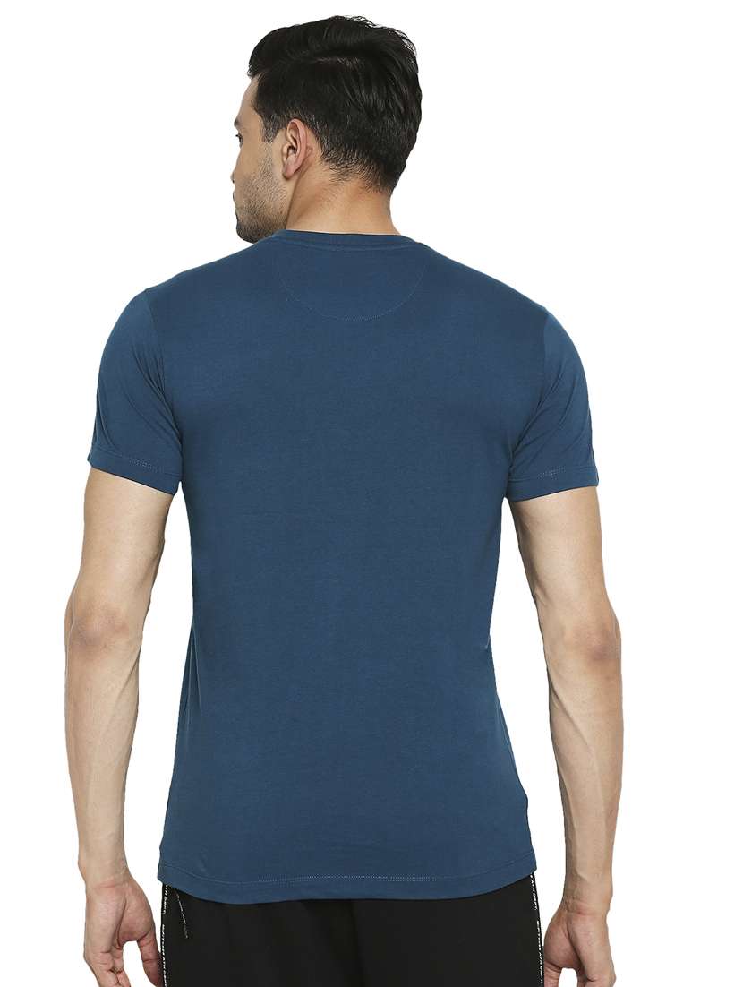 teal front print t-shirt - 18329968 - Standard Image - 2