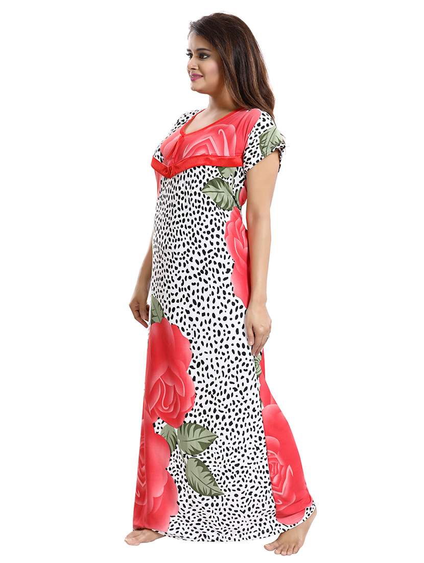 red satin maternity wear - 18330190 -  Standard Image - 2