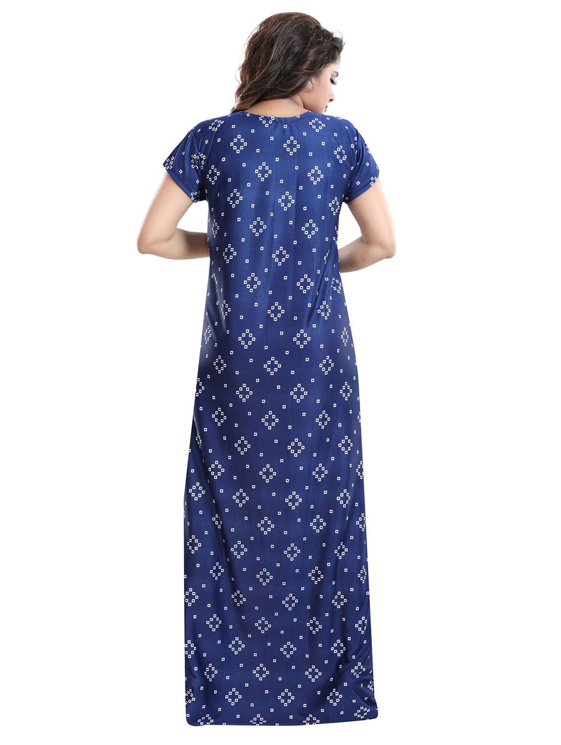 dark blue satin maternity wear - 18330240 -  Standard Image - 2