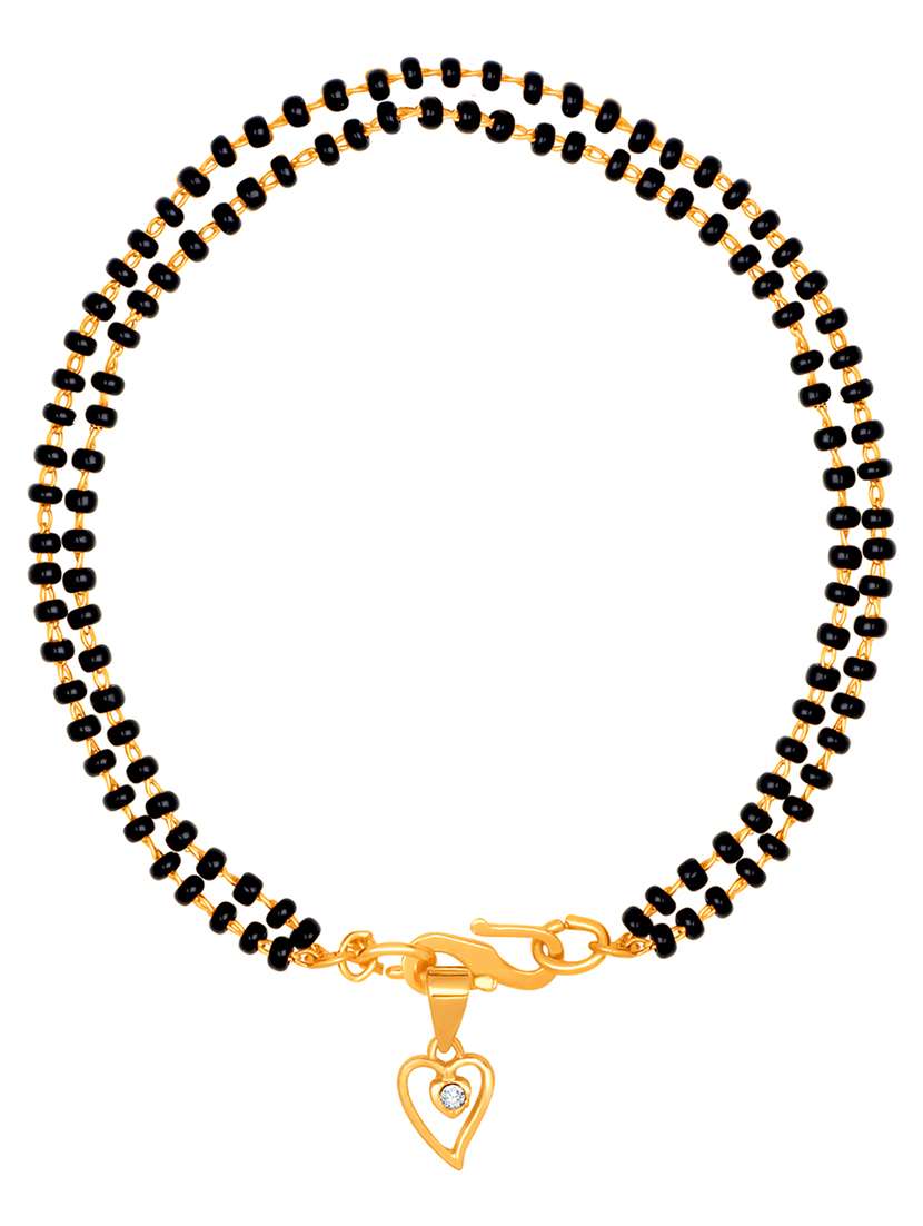 black gold plated beaded bracelet